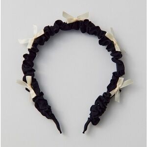 Urban Outfitters Black and White Mini Bow Headband